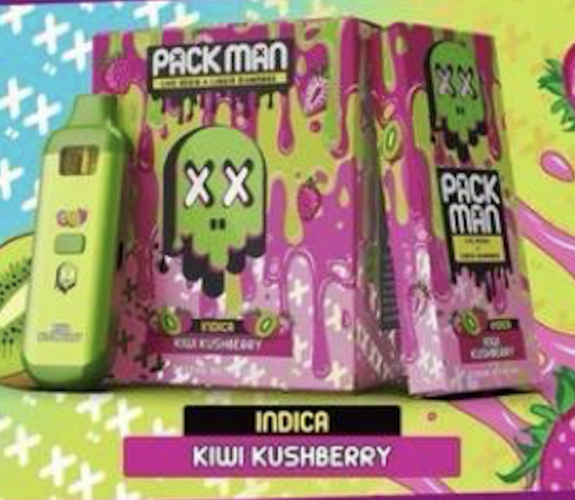 Packman Disposable Kiwi Kushberry